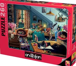 Anatolian - Kitten Play Bedroom Jigsaw Puzzle (260 Pieces)