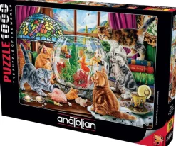 Anatolian - Kittens And Aquarium Jigsaw Puzzle (1000 Pieces)