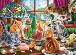 Anatolian - Kittens And Aquarium Jigsaw Puzzle (1000 Pieces)