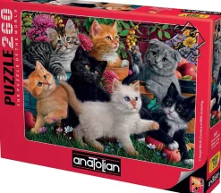 Anatolian - Kittens At Play Jigsaw Puzzle (260 Pieces)