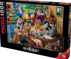 Anatolian - Kittens In The Kitchen Jigsaw Puzzle (1000 Pieces)