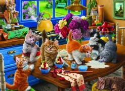 Anatolian - Kittens In The Kitchen Jigsaw Puzzle (1000 Pieces)