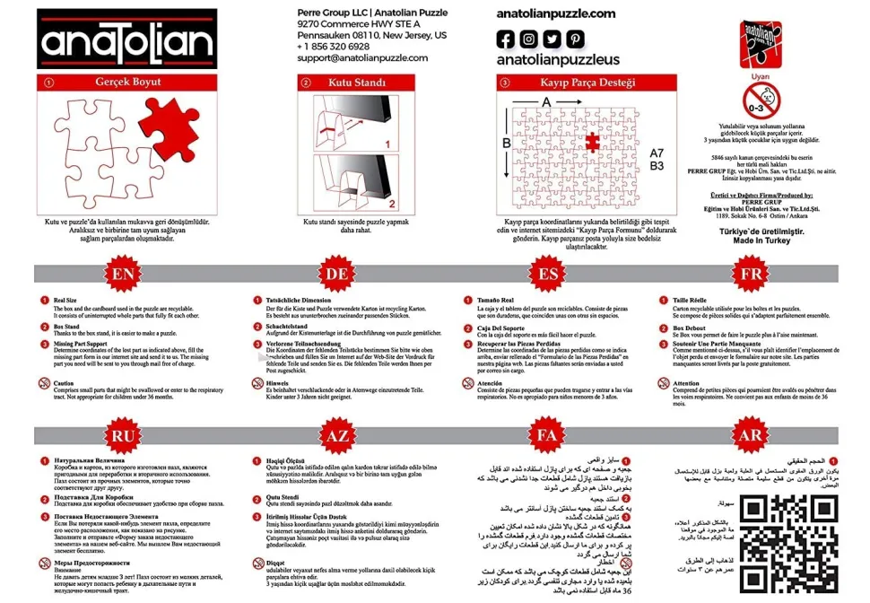 Anatolian - Odyssey Jigsaw Puzzle (3000 Pieces)