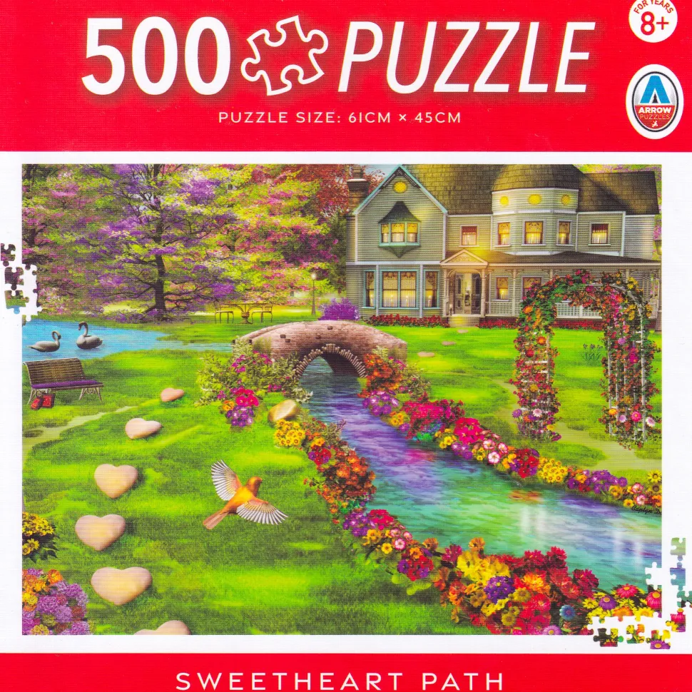 Arrow Puzzles - Landscapes Series - Sweetheart Path by Caplyn Dor - 50