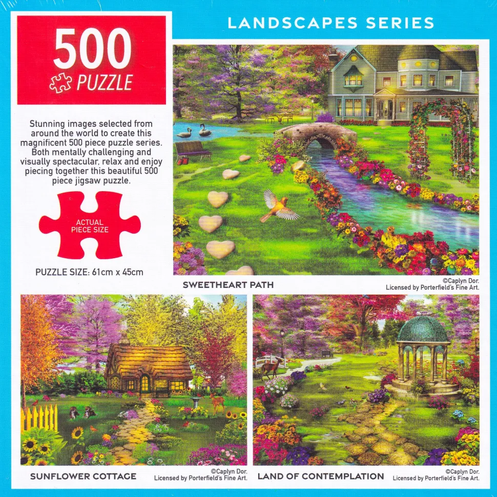 Arrow Puzzles - Landscapes Series - Sweetheart Path by Caplyn Dor - 50