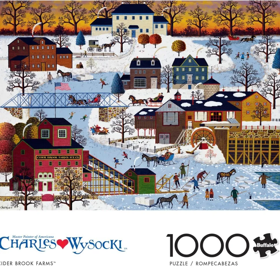 Buffalo Games - Cider Brook Farms by Charles Wysocki Jigsaw Puzzle (10