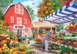 Buffalo Games - Country Life - Grandpa's Farm Market Jigsaw Puzzle (50