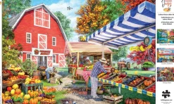 Buffalo Games - Country Life - Grandpa's Farm Market Jigsaw Puzzle (50