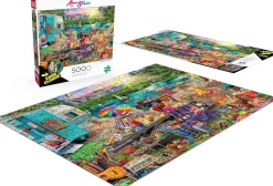 Buffalo Games - Family Campsite with Hidden Images by Aimee Stewart Ji