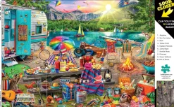 Buffalo Games - Family Campsite with Hidden Images by Aimee Stewart Ji