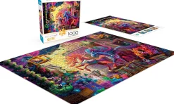 Buffalo Games - Flights of Fantasy - Twilight Marketplace (Glitter Edi