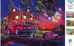 Buffalo Games - Geno Peoples - Classic Summer Night - 1000 Piece Jigsa