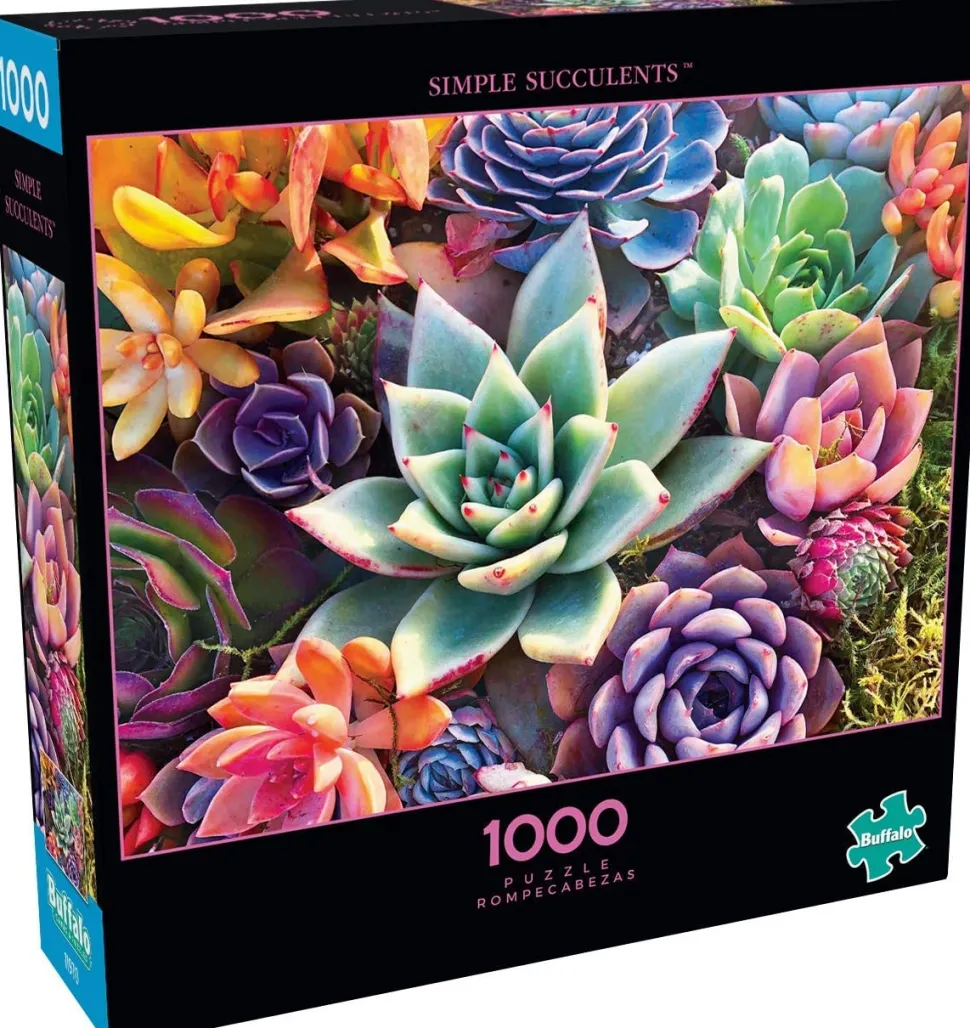 Buffalo Games - Simple Succulent - 1000 Piece Jigsaw Puzzle