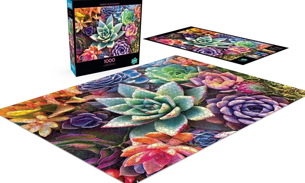 Buffalo Games - Simple Succulent - 1000 Piece Jigsaw Puzzle