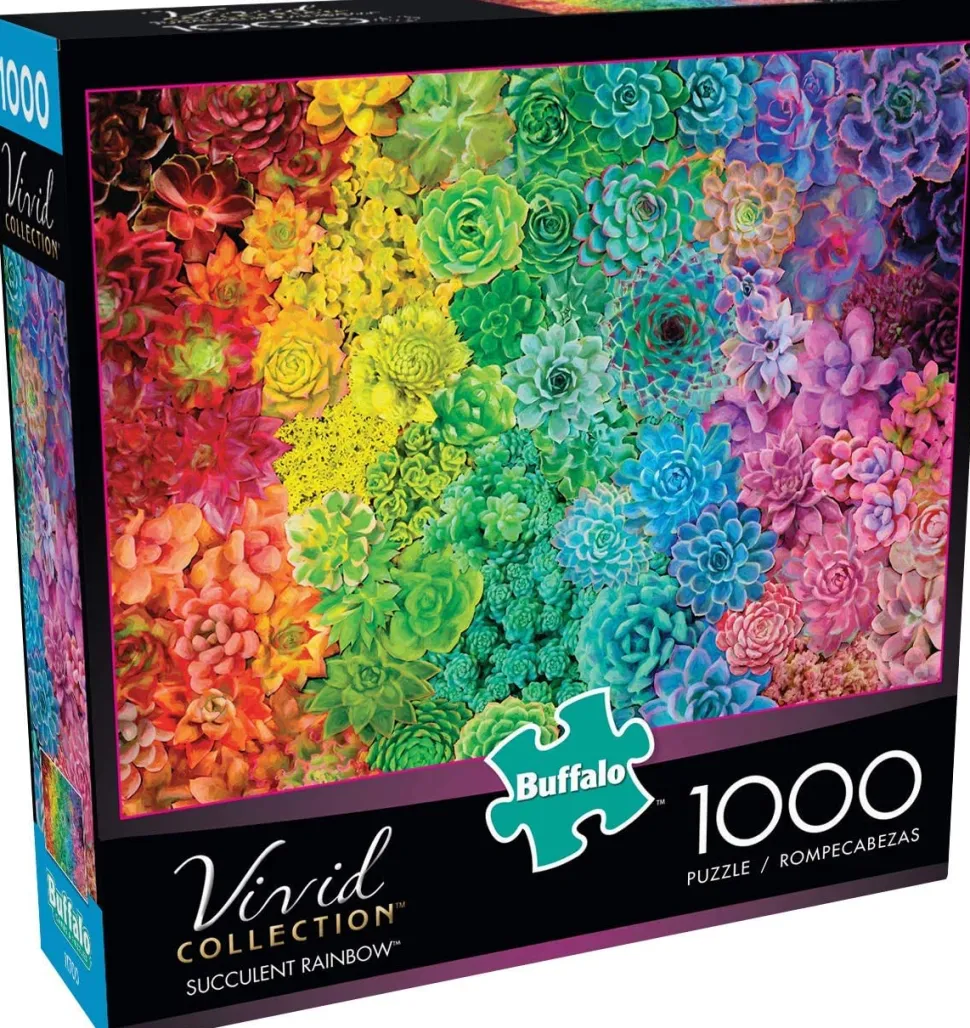 Buffalo Games - Succulent Rainbow - 1000 Piece Jigsaw Puzzle