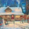 Buffalo Games - Winter's Oasis by Chuck Pinson Jigsaw Puzzle (1000 Pie