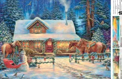 Buffalo Games - Winter's Oasis by Chuck Pinson Jigsaw Puzzle (1000 Pie