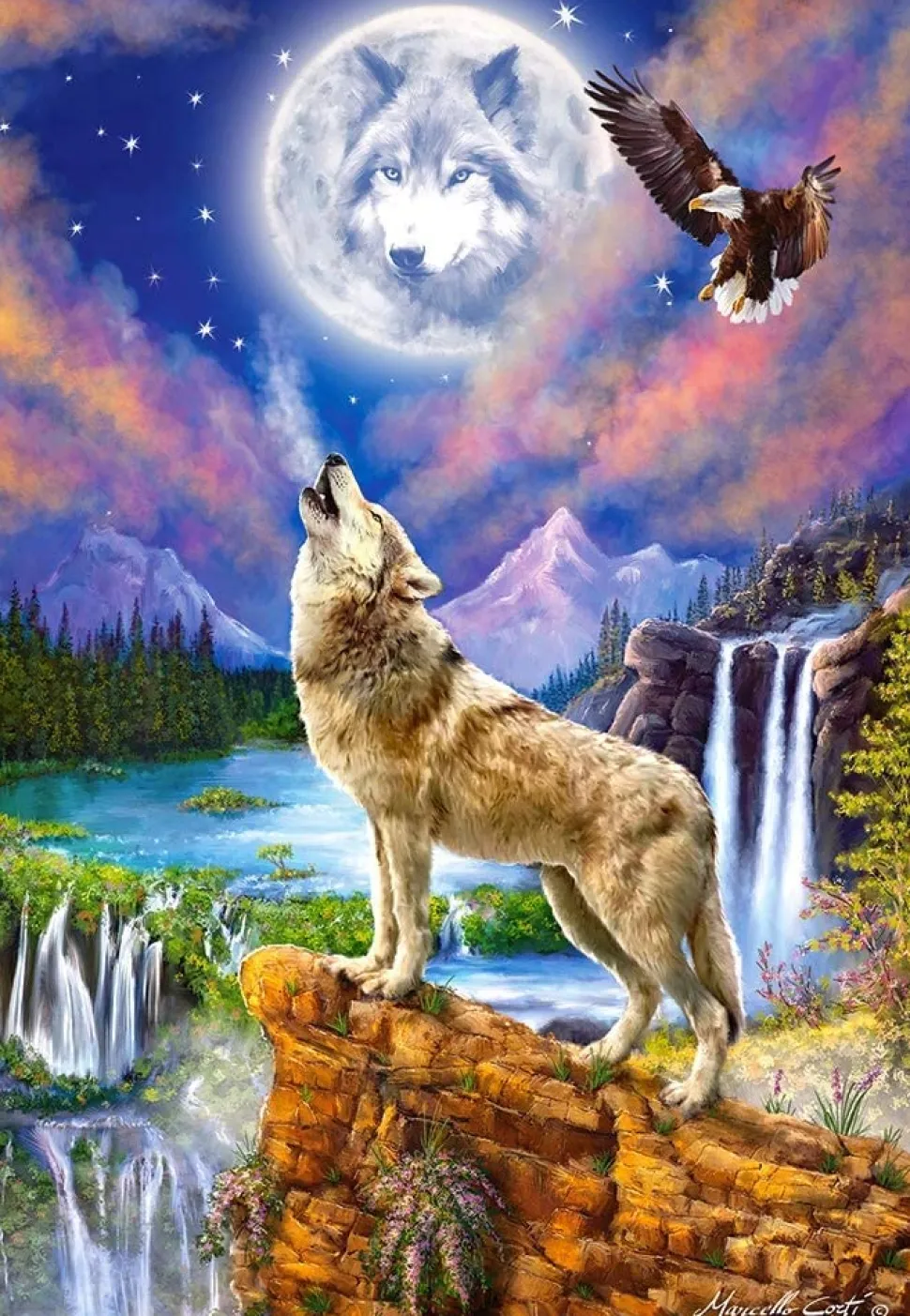 Castorland - Wolfs Night Jigsaw Puzzle (1500 Pieces)