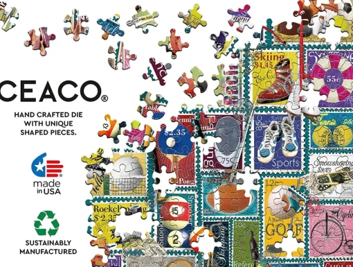Ceaco - Stamps - Sports Jigsaw Puzzle (1000 Pieces)