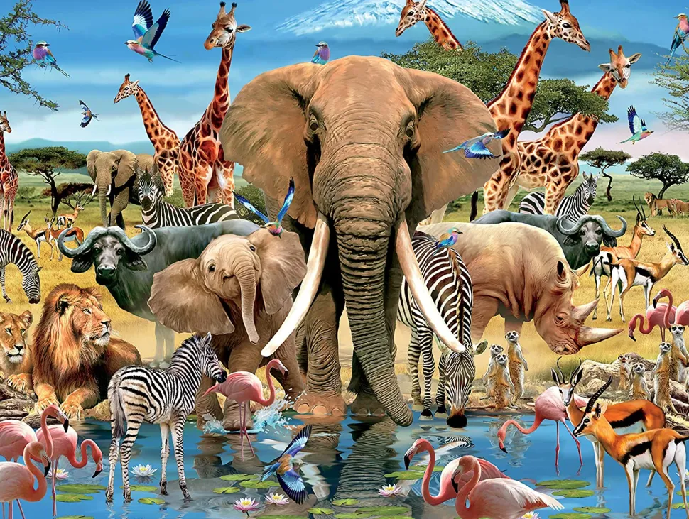 Ceaco Howard Robinson - Africana Puzzle - 1500 Pieces