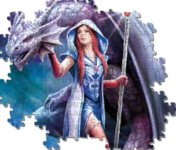 Clementoni - Anne Stokes - Dragon Mage Jigsaw Puzzle (1000 pieces) 395