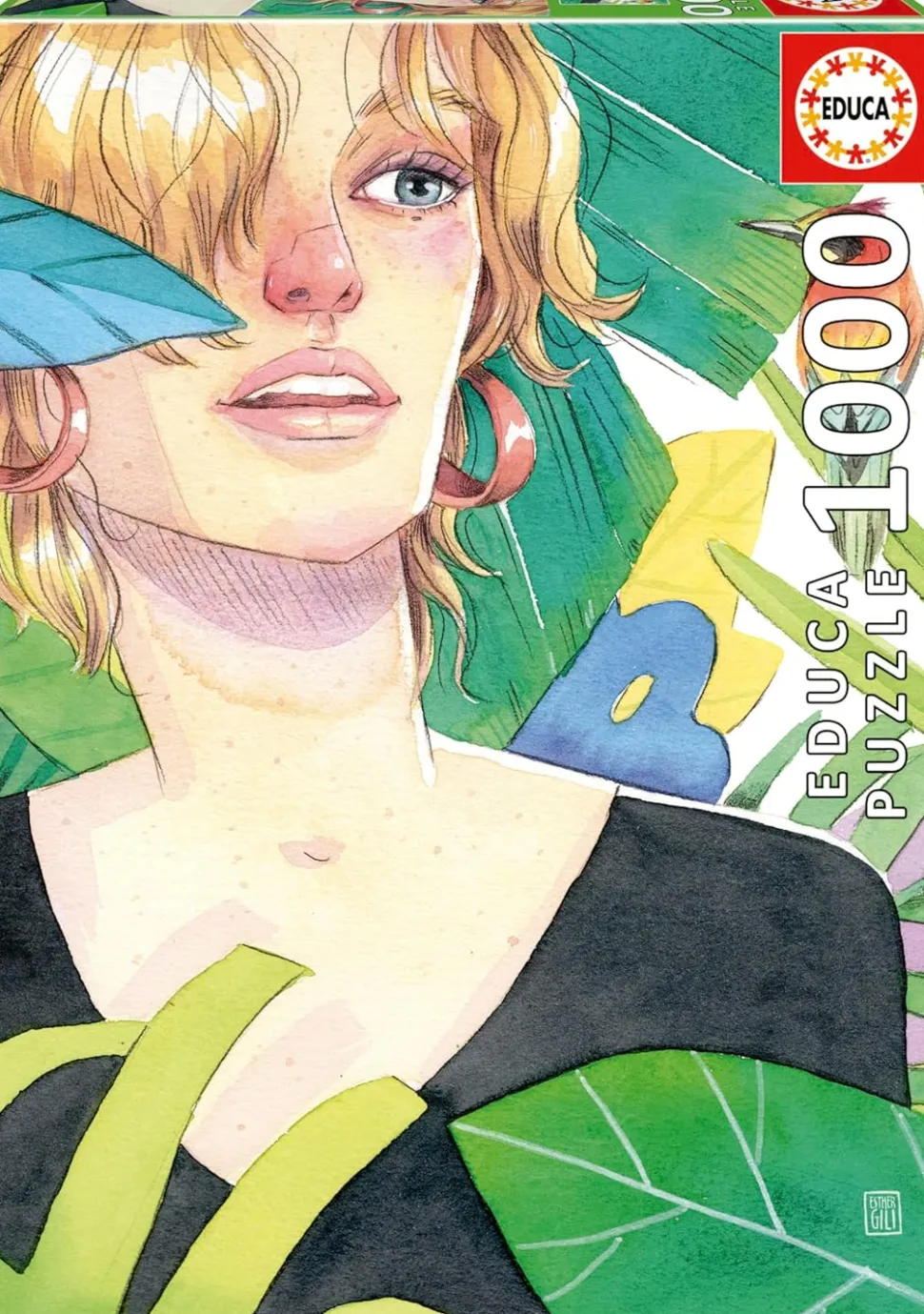 Educa - Tropical by Esther Gili Jigsaw Puzzle (1000 Pieces)