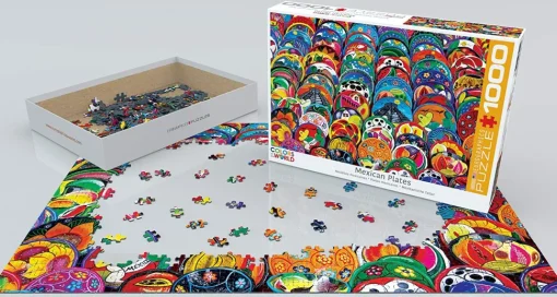 EuroGraphics - Mexican Ceramic Plates Jigsaw Puzzle (1000 Pieces)