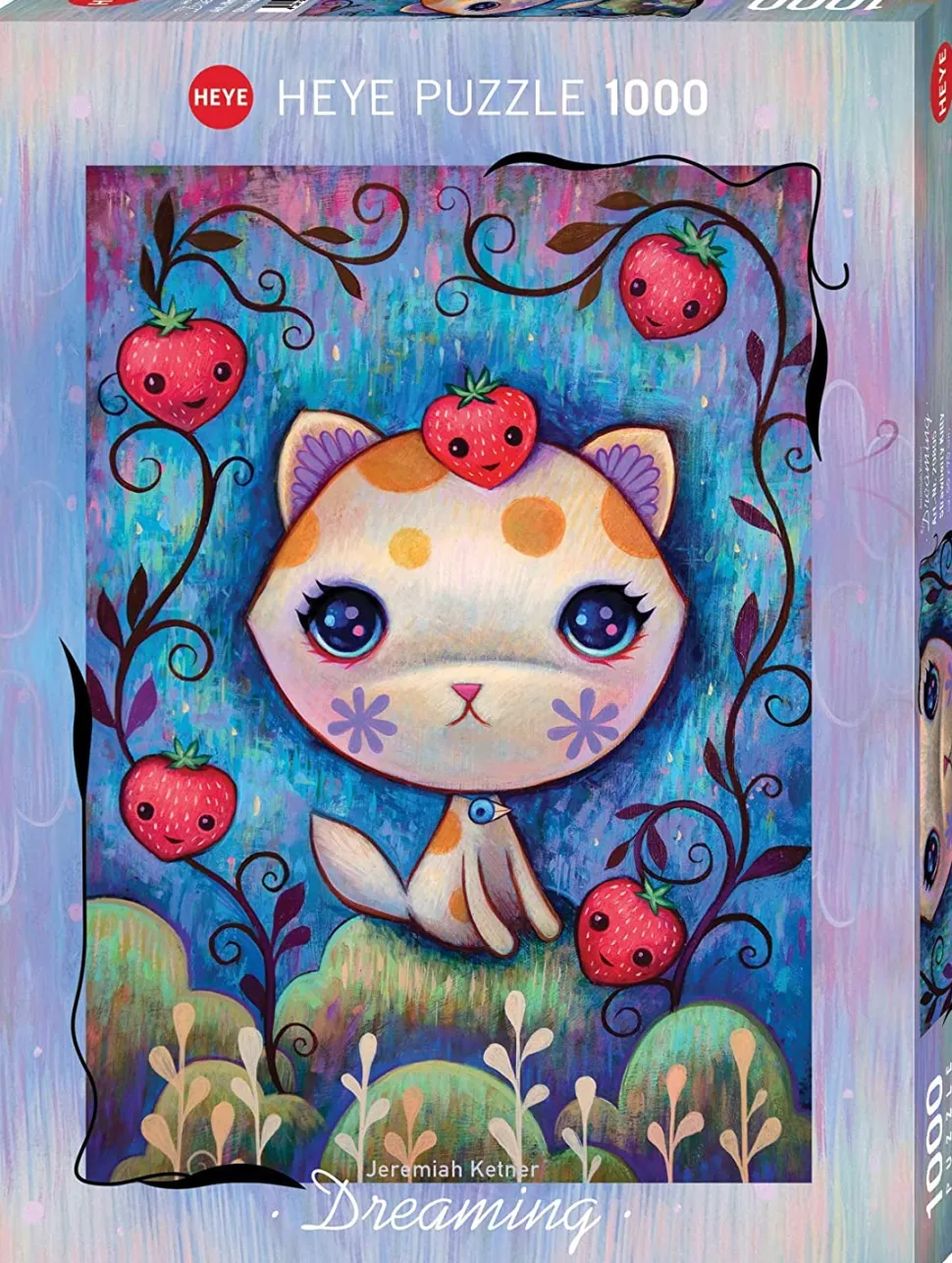 Heye - Dreaming, Strawberry Kitty by Jeremiah Ketner Jigsaw Puzzle (10