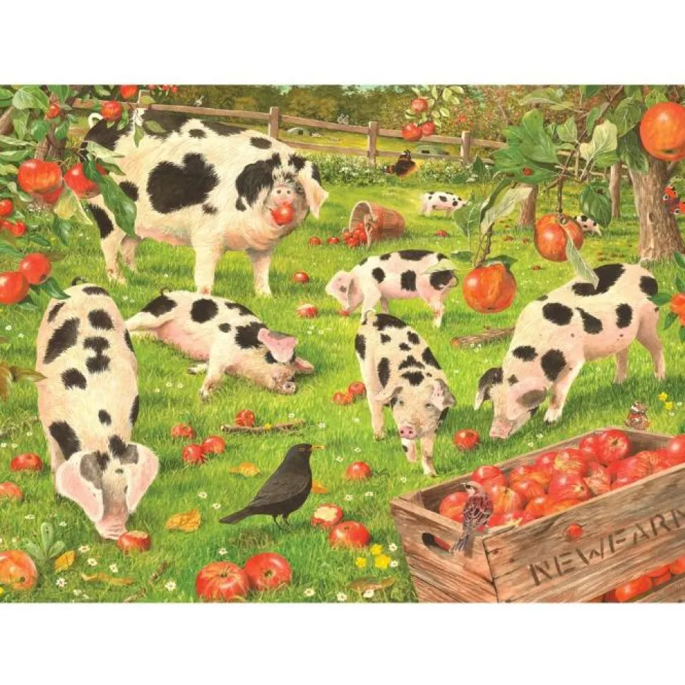 Holdson - Kith & Kin Orchard Pigs by Tracy Hall Jigsaw Puzzle (1000 Pi