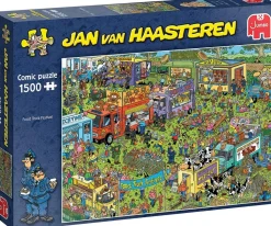 Jumbo - Food Truck Festival by Jan Van Haasteren Jigsaw Puzzle (1000 P