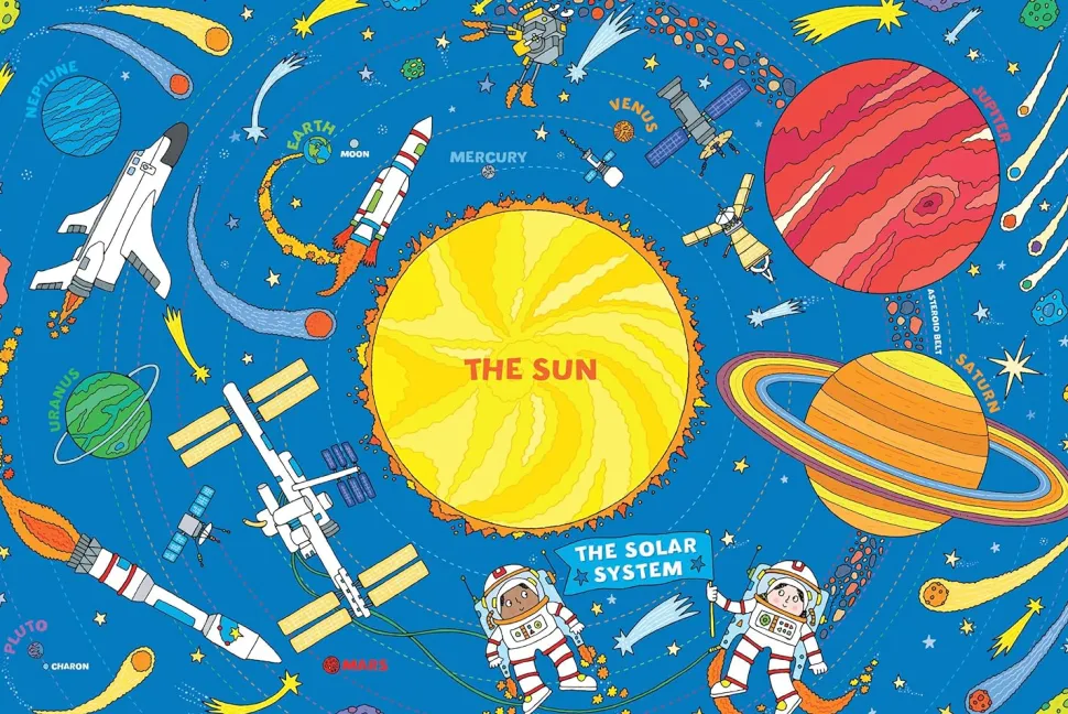 Peter Pauper Press - The Solar System Kids' Floor Puzzle Jigsaw Puzzle