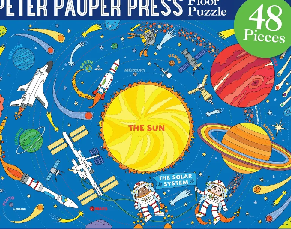 Peter Pauper Press - The Solar System Kids' Floor Puzzle Jigsaw Puzzle