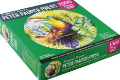 Peter Pauper Press - Tropical Toucan Round Jigsaw Puzzle (1000 Pieces)