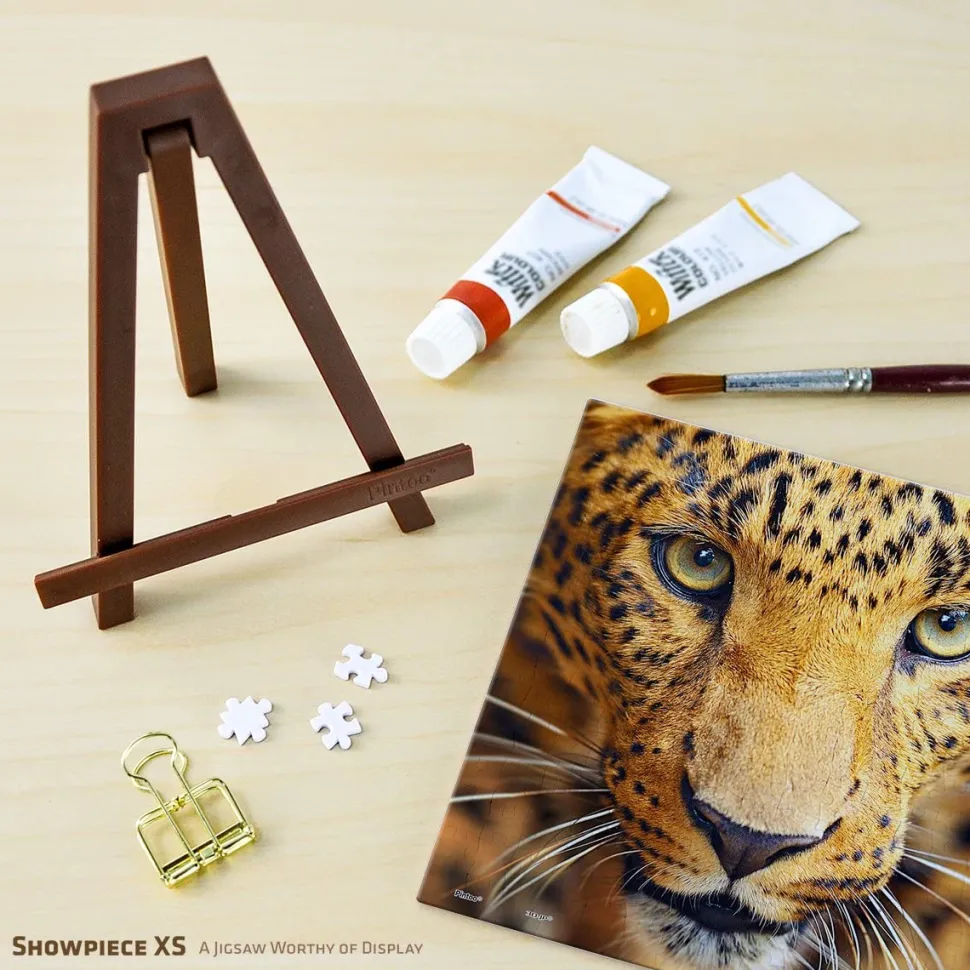 Pintoo - Close up Leopard Showpieces XS Plastic Jigsaw Puzzle (256 Pie