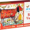 Pomegranate - Red Vines Floor Puzzle by Jill Mayberg Jigsaw Puzzle (48