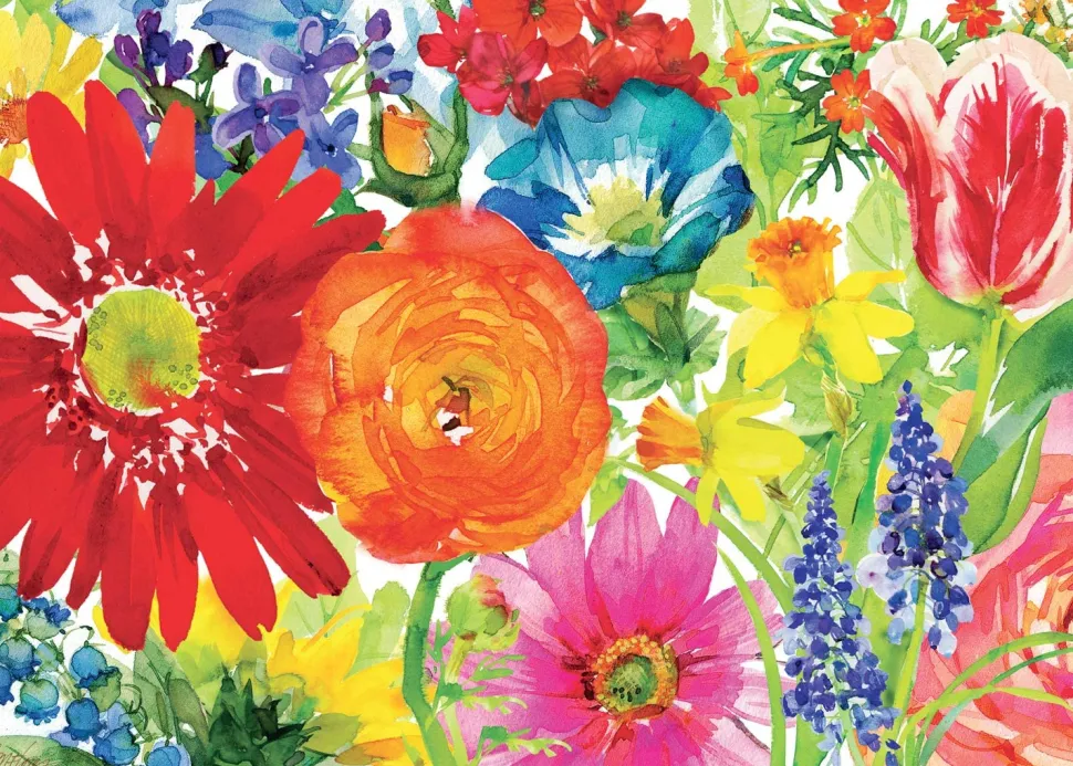 Ravensburger - Abundant Blooms Jigsaw Puzzle (1000 Pieces)