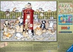 Ravensburger - Crazy Cats Lots in The Post Jigsaw Puzzle (1000 Pieces)