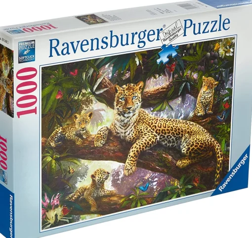 Ravensburger - Leopard Family Jigsaw Puzzle (1000 Pieces)