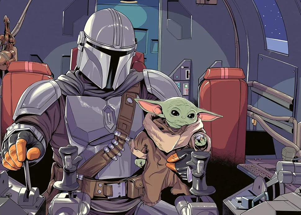 Ravensburger - Star Wars - The Mandalorian Jigsaw Puzzle (1000 Pieces)