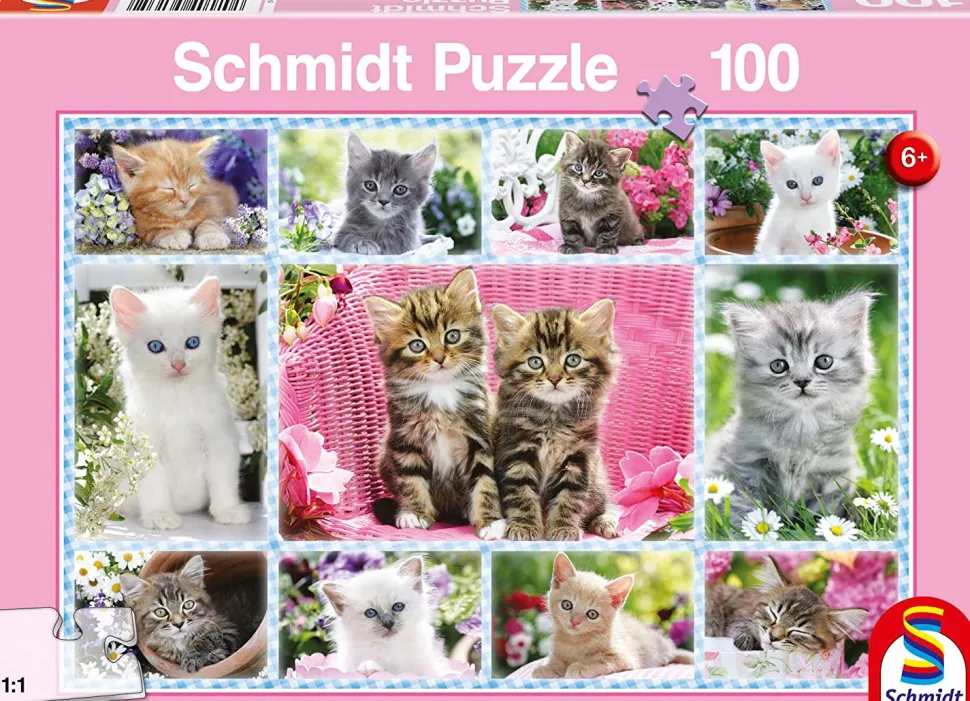 Schmidt - Kittens Jigsaw Puzzle (100 Pieces)