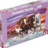 Schmidt - Trio Of Wild Horses Jigsaw Puzzle (200 Pieces)