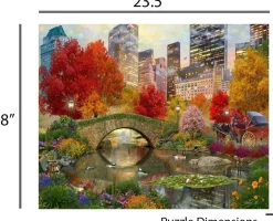 Springbok - Central Park Paradise - 500 Piece Jigsaw Puzzle - 23.5" x