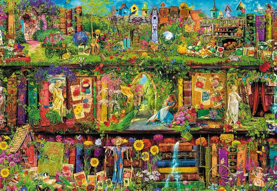 Trefl - Fairy Bookcase Jigsaw Puzzle (1500 Pieces)