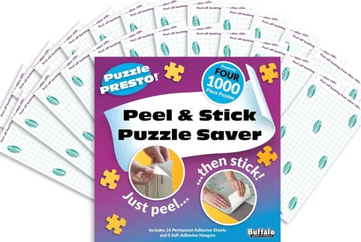 4 x Pack Puzzle Presto! Peel & Stick Puzzle Saver: The Original and St